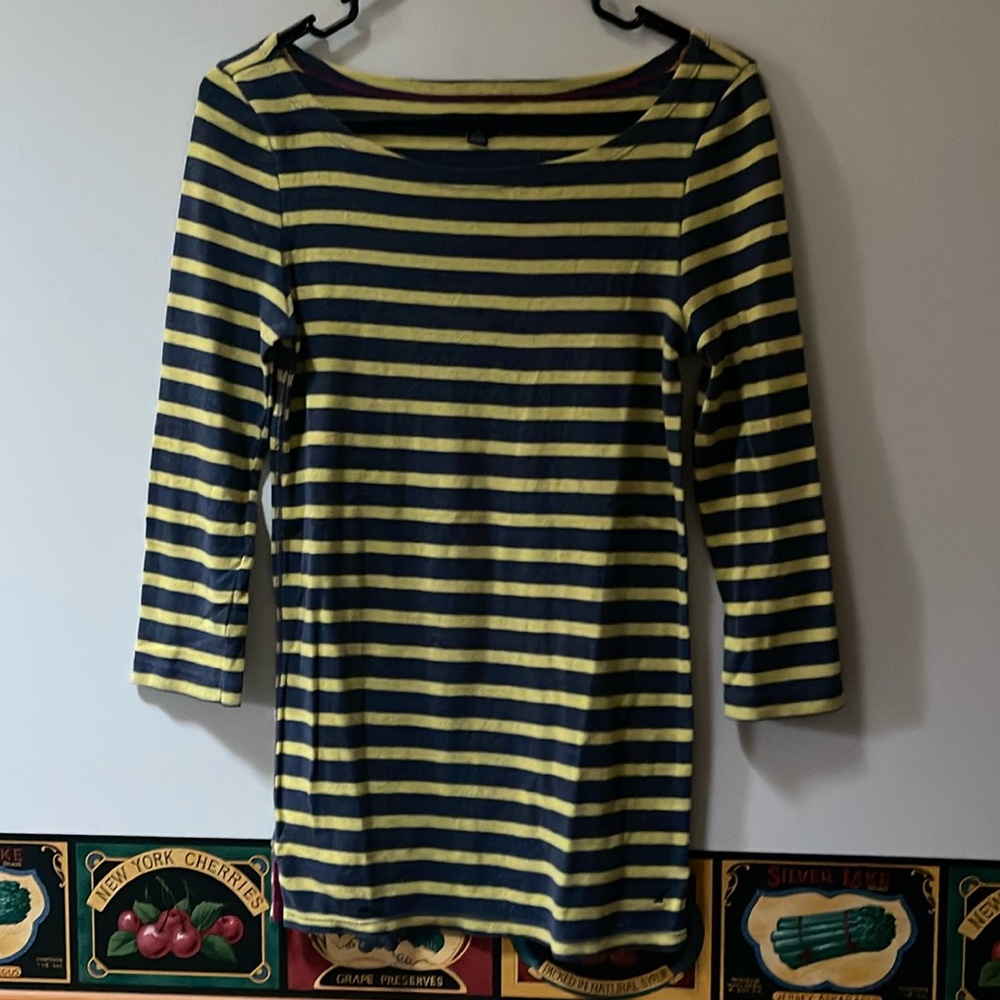 Women’s Striped Three Quarter Length Sleeves